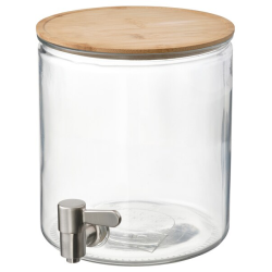 کلمن شیشه ای آیکا همراه درب...